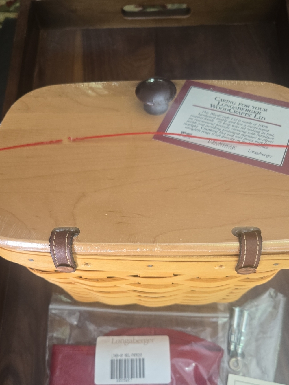 Longaberger 2002 Small Mail Basket - Picture 8 of 9